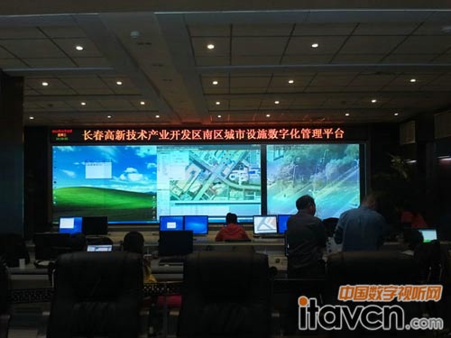 長春高新技術產業開發區采用清投視訊67寸DLP拼接（二）
