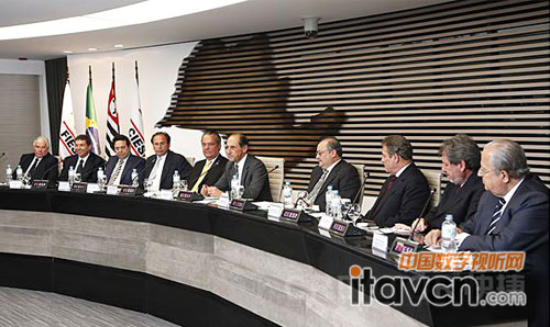 巴西圣保羅州工業(yè)聯(lián)合會（FIESP）會議新聞發(fā)布會現(xiàn)場