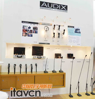 AUDIX展示的產品