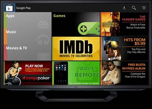 Google TV 增加電影電視和音樂商店