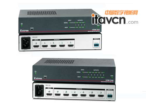  Extron全新分配放大器HDMI DA4 及 HDMI DA6