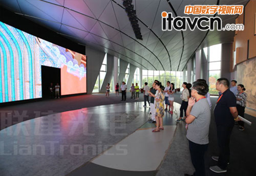 聯建光電LED巨幕助力阿里巴巴展示廳